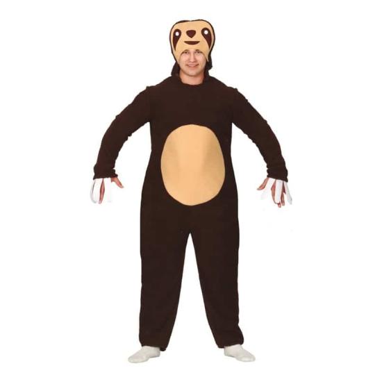 Fantasia de animal preguiça adulto