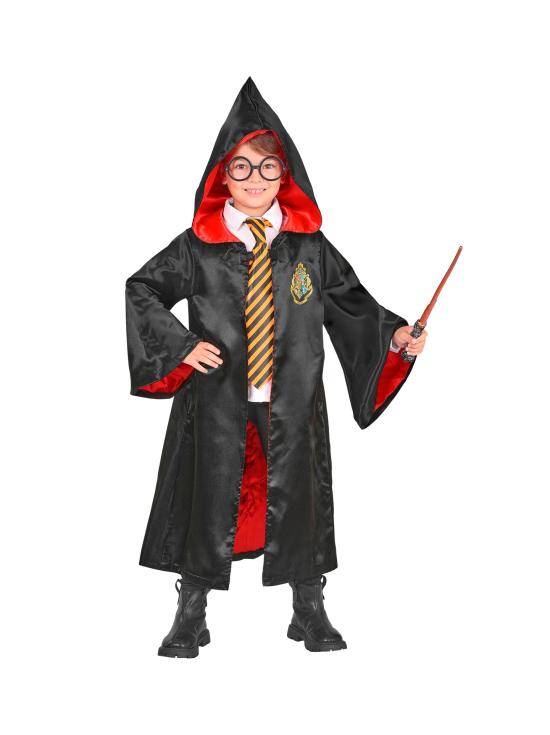 Fantasia de Aprendiz de Bruxo de Harry Potter para Meninos com Casaco e Capuz