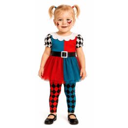 Fantasia de Arlequina para Bebê