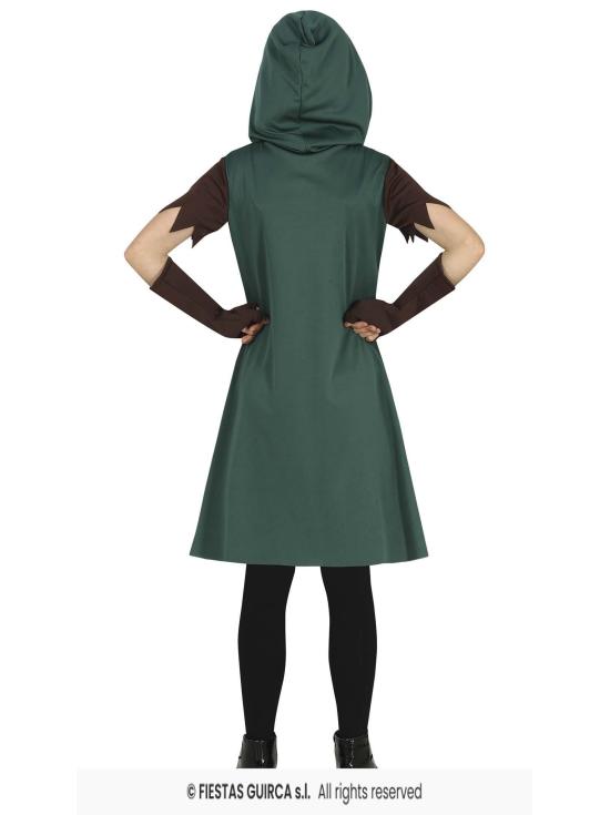 Fantasia de Arqueira Verde para Meninas