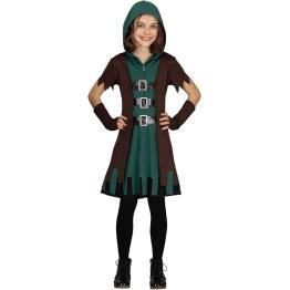 Fantasia de Arqueira Verde para Meninas