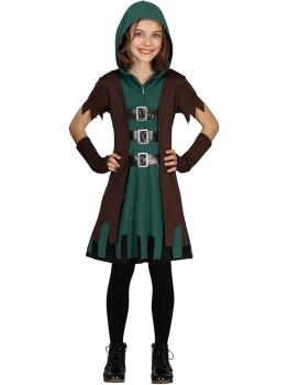Fantasia de Arqueira Verde para Meninas