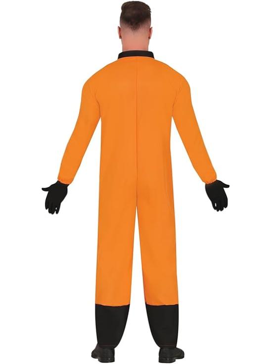 Fato de astronauta laranja para adulto