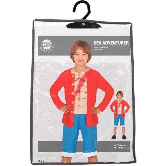 Fantasia de Aventureiro Marítimo para Meninos ou Meninas – Pirata de Anime