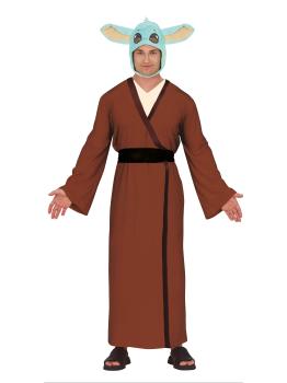 Fantasia de alienígena Yoda para bebê adulto