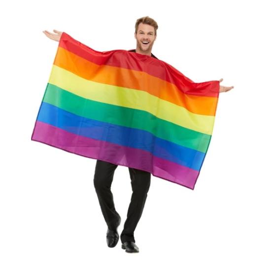 Traje de bandeira, arco-íris