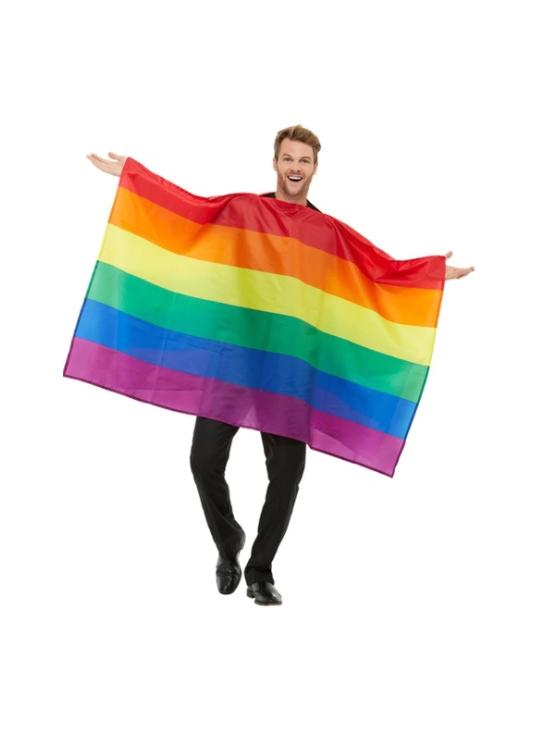 Traje de bandeira, arco-íris