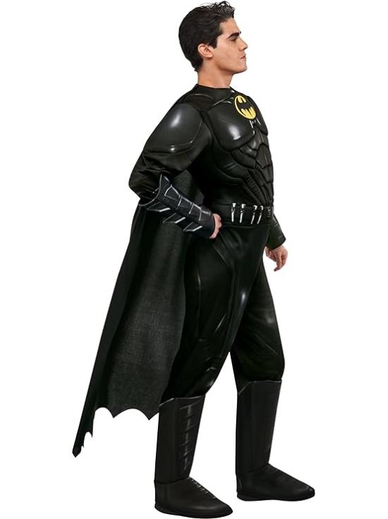 Fantasia de luxo do Batman Keaton para adultos - Filme Flash da DC Comics