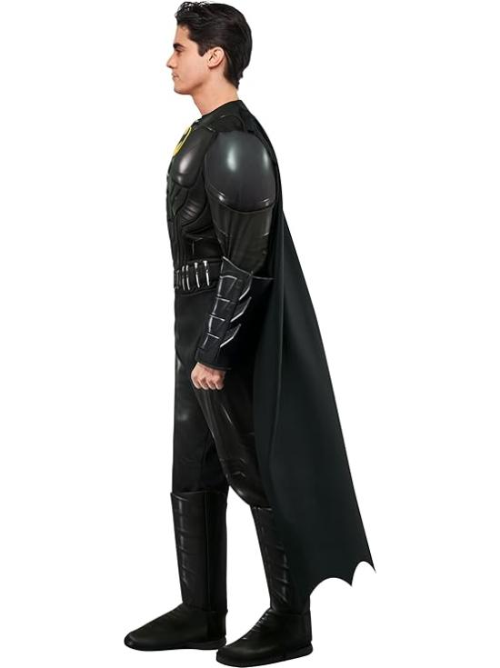 Fantasia de luxo do Batman Keaton para adultos - Filme Flash da DC Comics