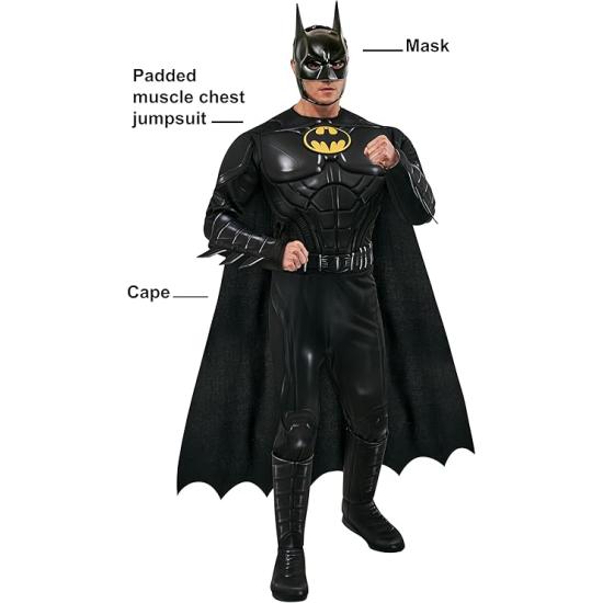 Fantasia adulta de Batman Deluxe Keaton – DC Comics Flash The Movie