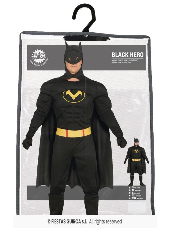 Fantasia do Batman acessível para homens adultos