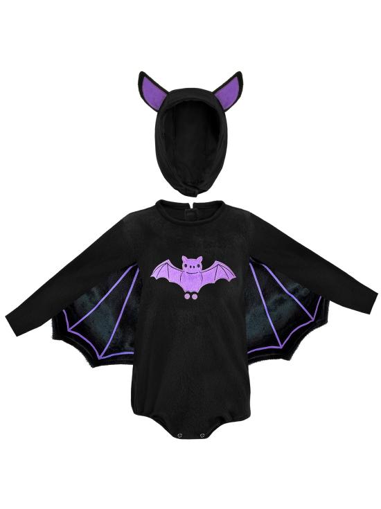 Fantasia de morcego ou demônio para bebê
