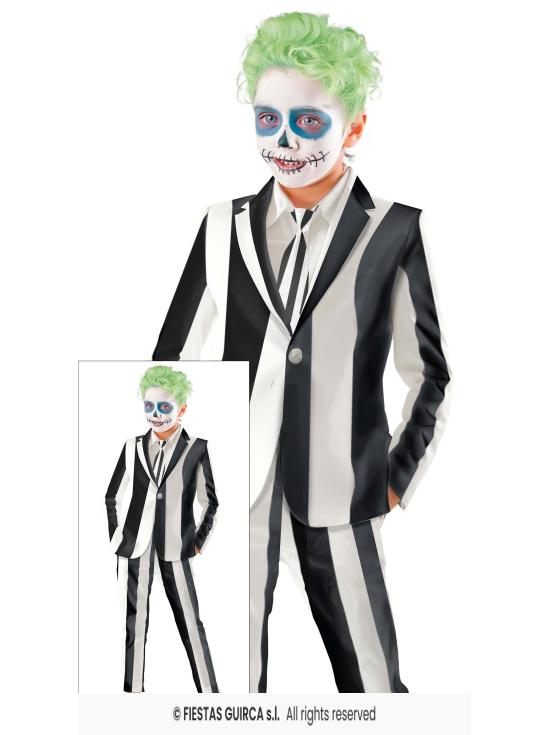 Fato de Beetlejuice em tamanho infantil
