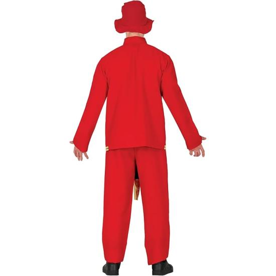 Fantasia de bombeiro adulto com mangueira