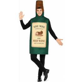 Fantasia de Garrafa de Vinho para Homens | Divertida e Original