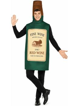 Fantasia de Garrafa de Vinho para Homens | Divertida e Original