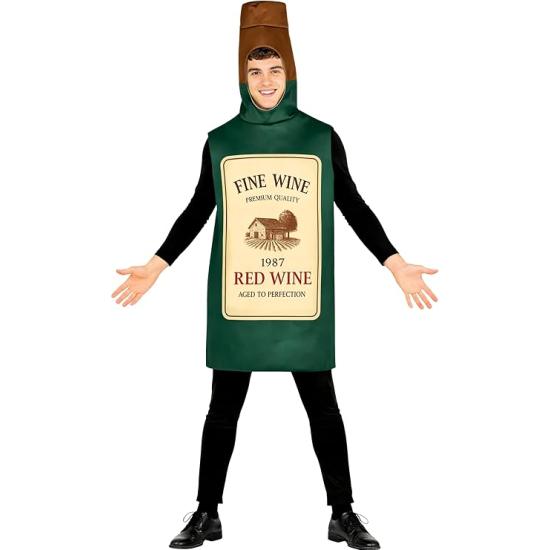 Fantasia de Garrafa de Vinho para Homens | Divertida e Original