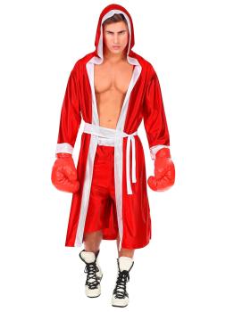 Traje de campeão mundial de boxe masculino