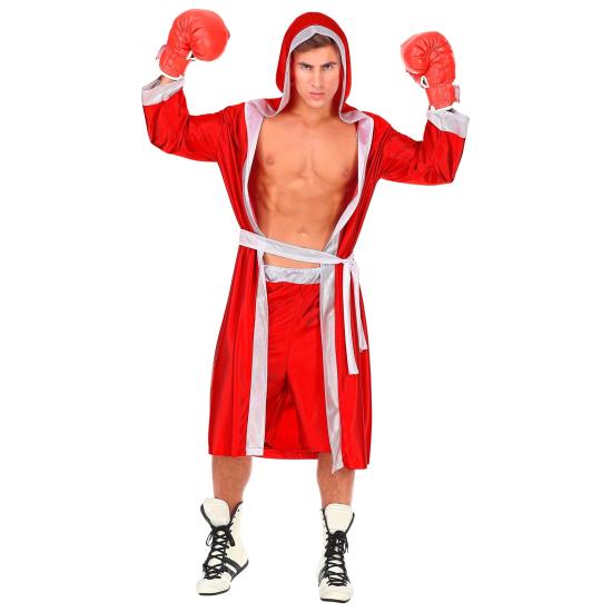 Traje de campeão mundial de boxe masculino