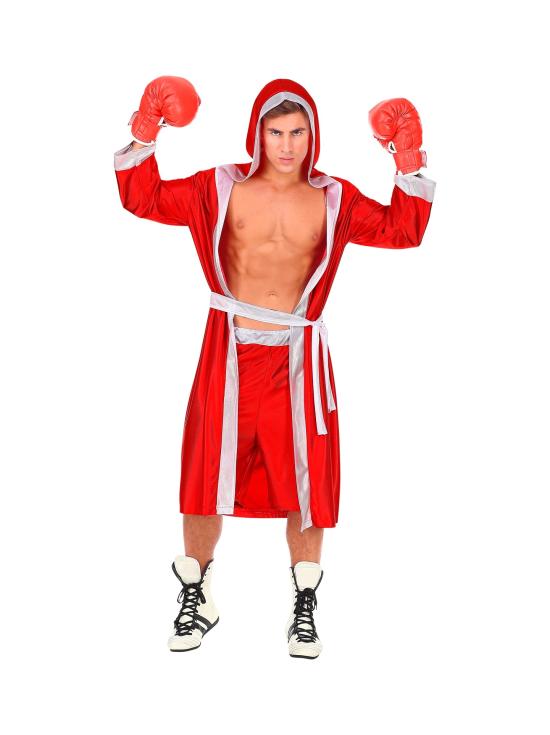 Traje de campeão mundial de boxe masculino