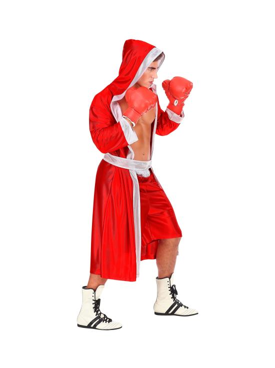 Traje de campeão mundial de boxe masculino
