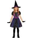 Fantasia de Bruxa Estrela Brilhante para Meninas (Chapéu + Vestido)