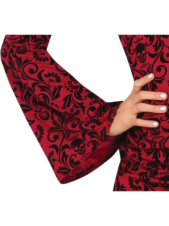Fantasia de Bruxa Mística Chapeuzinho Vermelho para Mulheres