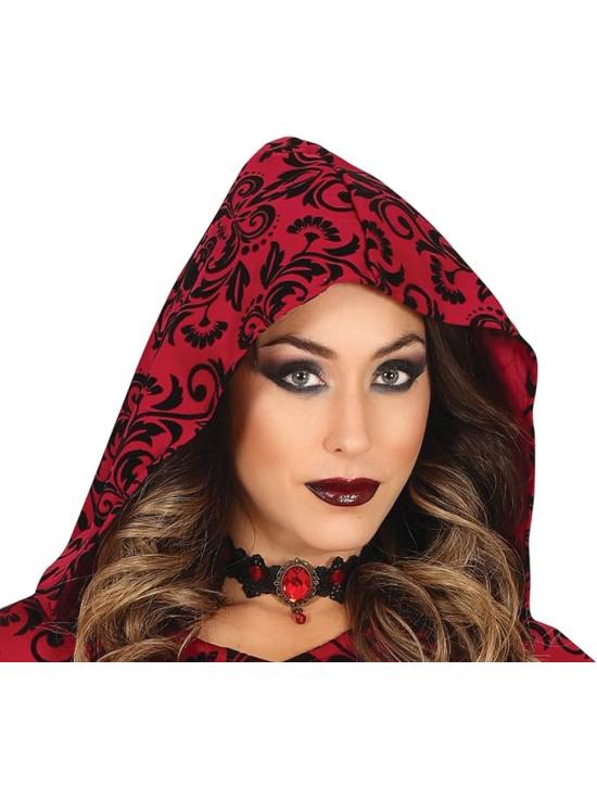 Fantasia de Bruxa Mística Chapeuzinho Vermelho para Mulheres