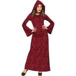 Fantasia de Bruxa Mística Chapeuzinho Vermelho para Mulheres