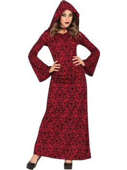 Fantasia de Bruxa Mística Chapeuzinho Vermelho para Mulheres