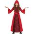 Fantasia de Bruxa Vermelha com Capuz para Meninas