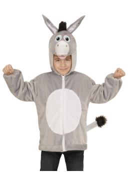 Fato de burro de pelúcia tamanho infantil
