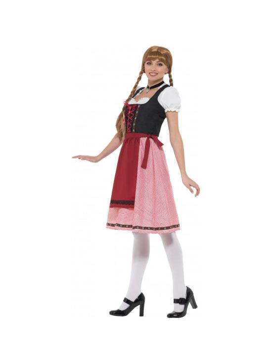 Traje longo e elegante da Baviera para mulher