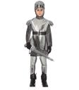 Fato de cavaleiro medieval com armadura para criança
