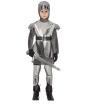 Fato de cavaleiro medieval com armadura para criança