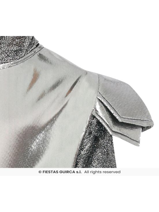 Fato de cavaleiro medieval com armadura para criança