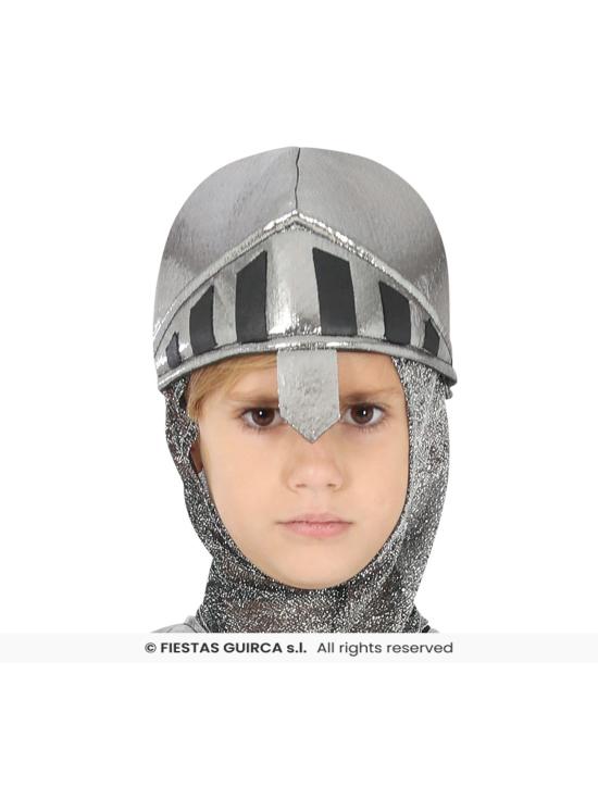 Fato de cavaleiro medieval com armadura para criança