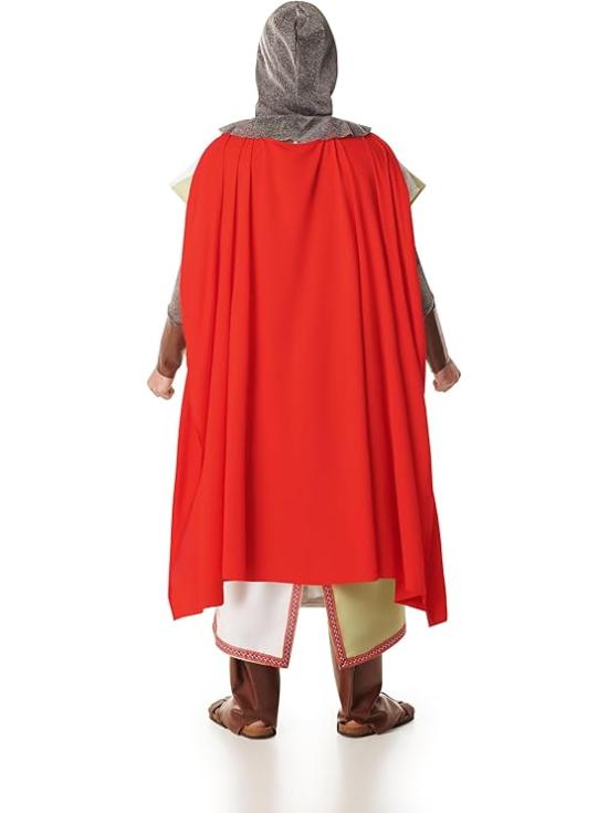 Fantasia Medieval de Cavaleiro Leão para Homens