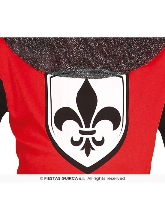 Fato medieval da corte do rei para criança