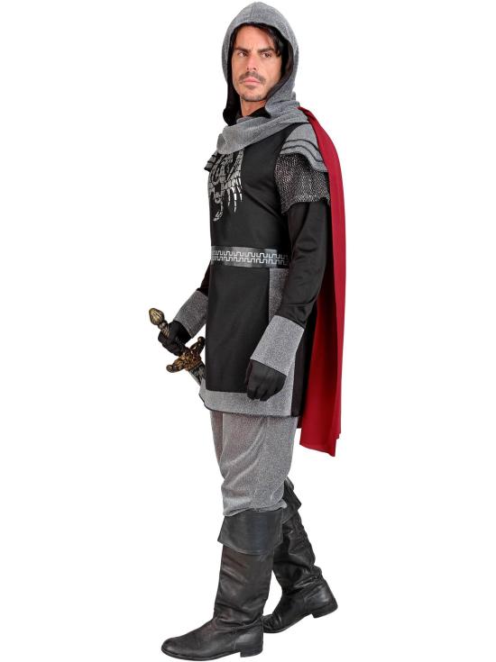 Fantasia adulta medieval de cavaleiro das trevas