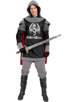 Fantasia adulta medieval de cavaleiro das trevas