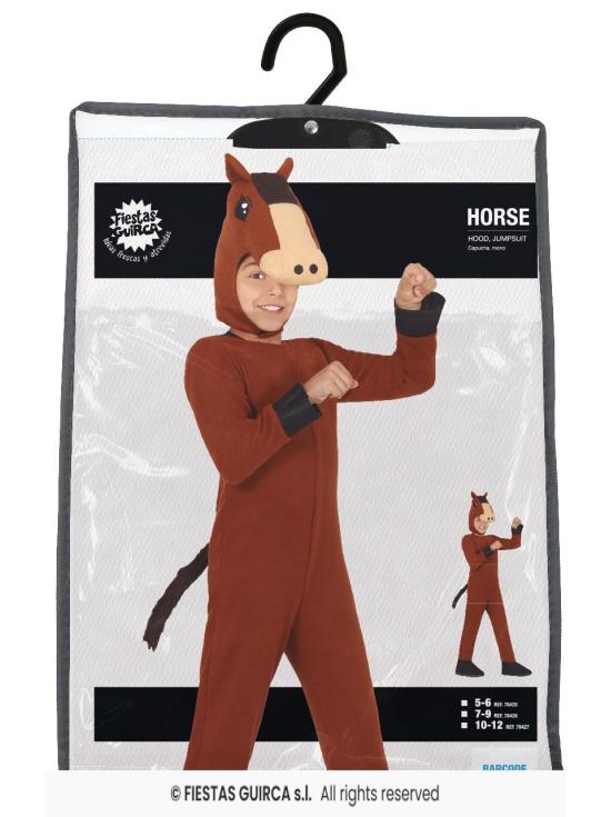 Fantasia de cavalo para menino