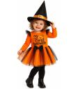 Fantasia de Bruxa Abóbora para Bebê Menina – Meu Primeiro Halloween
