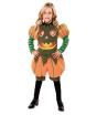 Fantasia de abóbora de Halloween para menina