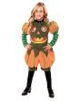 Fantasia de abóbora de Halloween para menina