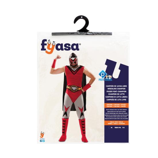 Fantasia de Campeão de Luta Livre Masculina