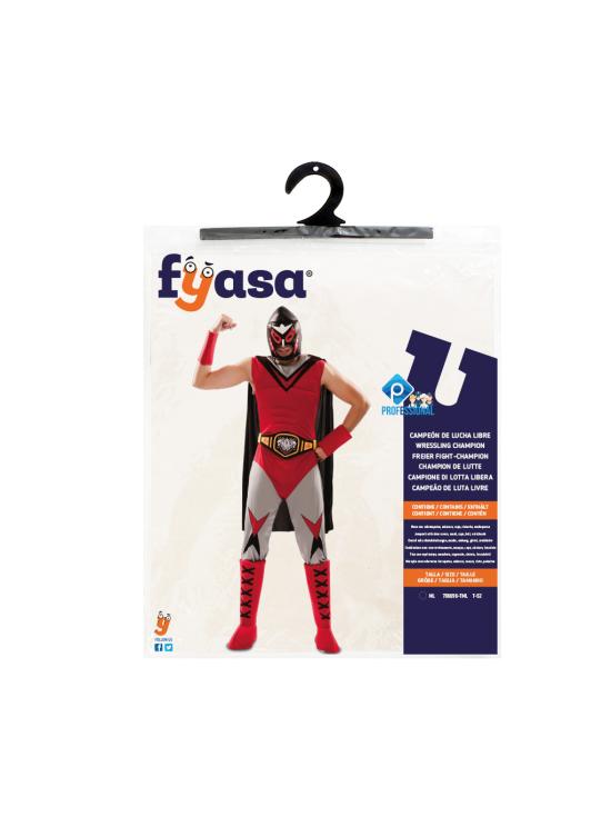 Fantasia de Campeão de Luta Livre Masculina