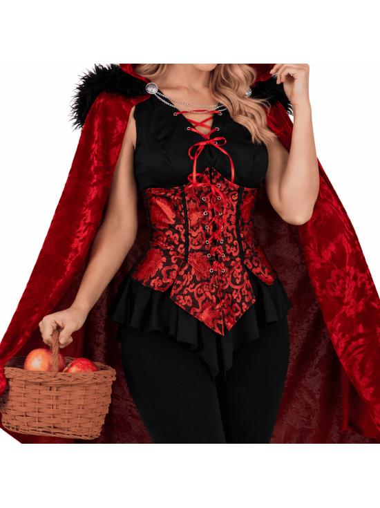Fantasia de Chapeuzinho Vermelho para mulheres adultas