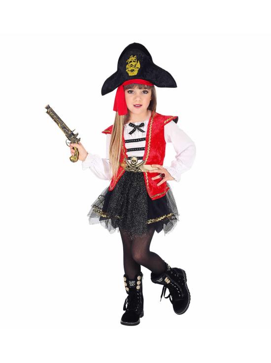 Fantasia de Capitã Pirata para Meninas