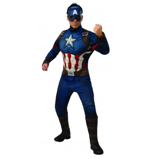 Fato muscular do Capitão América Endgame para homem